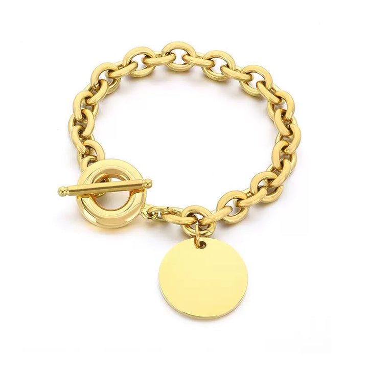 Custom Engraved Stainless Steel Bracelet