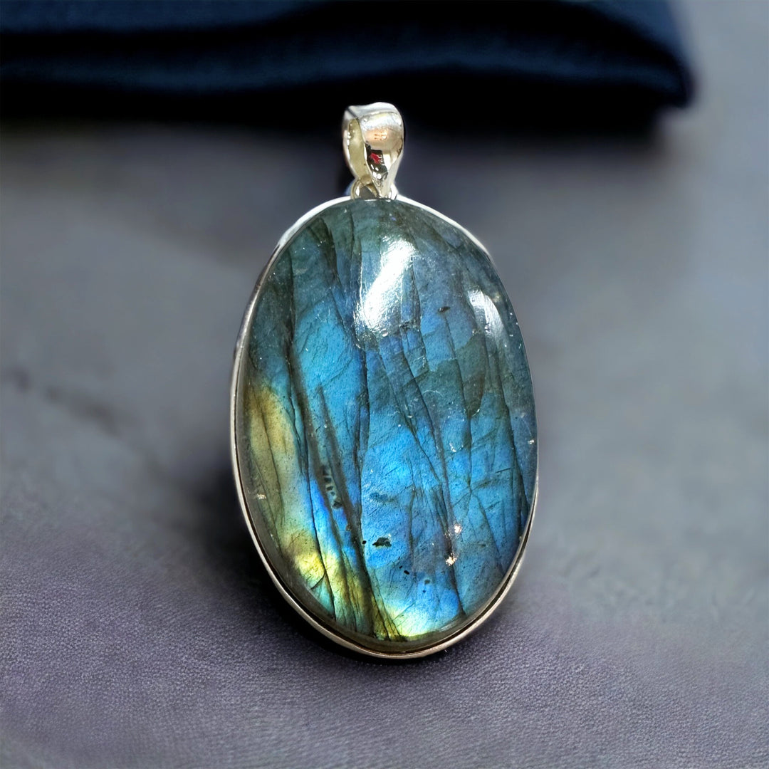 Labradorite Sterling Silver Pendants