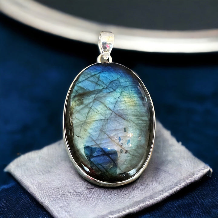 Labradorite Sterling Silver Pendants